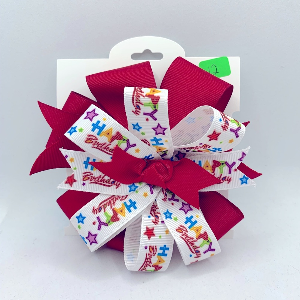 Child’s hair bow on alligator clip